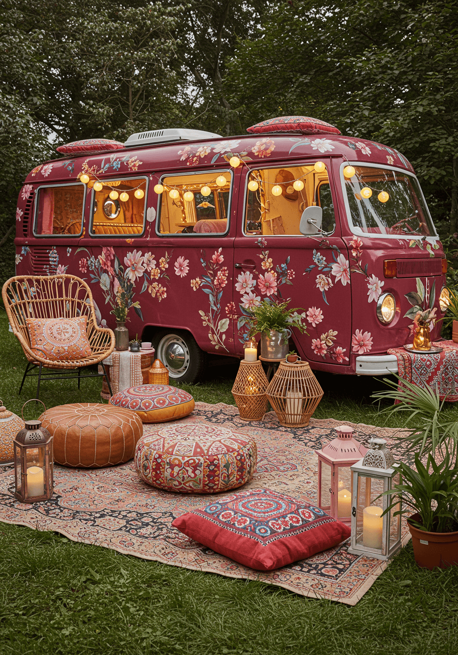 The Bohemian Style Road Home Touring My Hippie Camper (2)