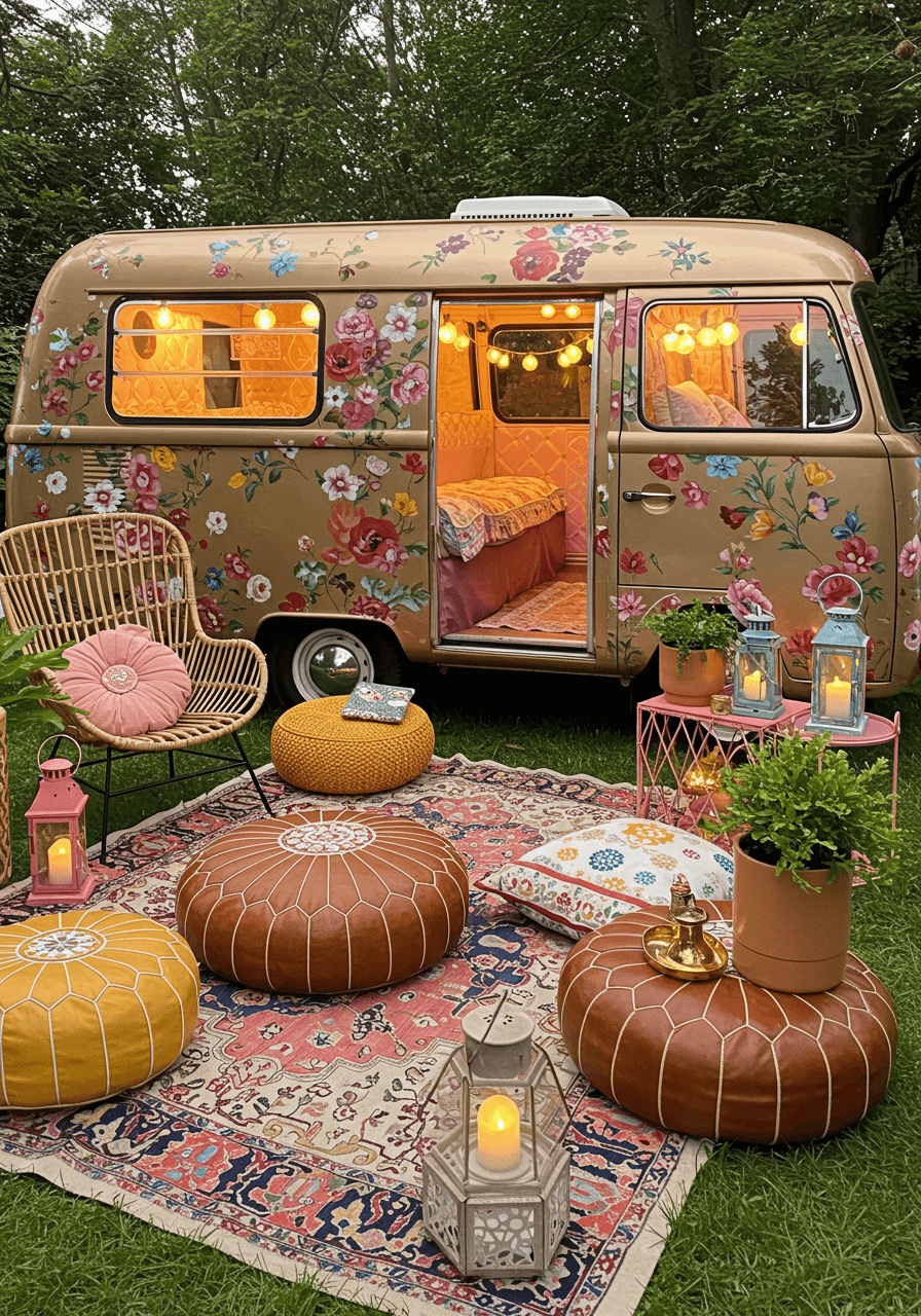 The Bohemian Style Road Home Touring My Hippie Camper (24)