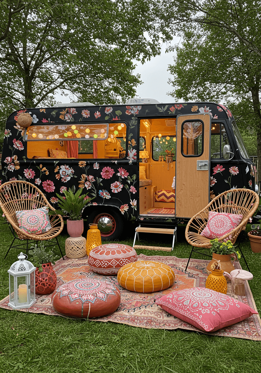 The Bohemian Style Road Home Touring My Hippie Camper (26)