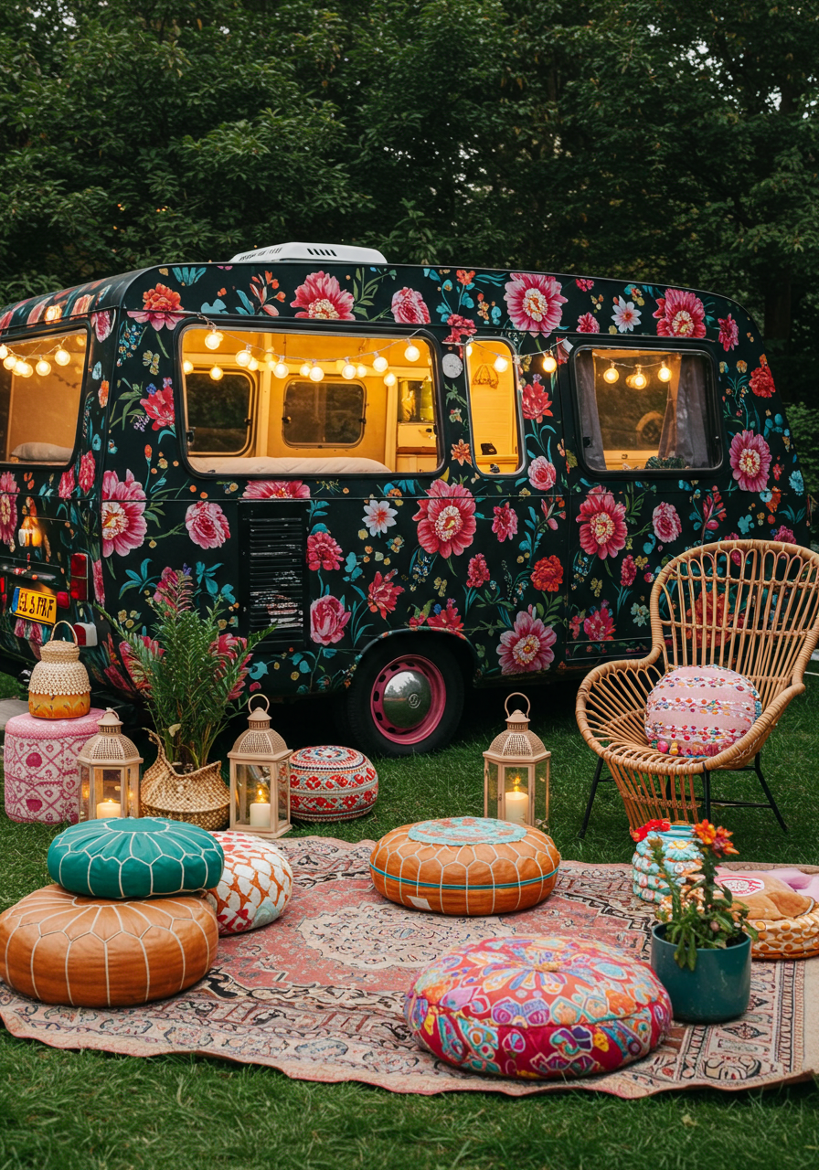 The Bohemian Style Road Home Touring My Hippie Camper (27)