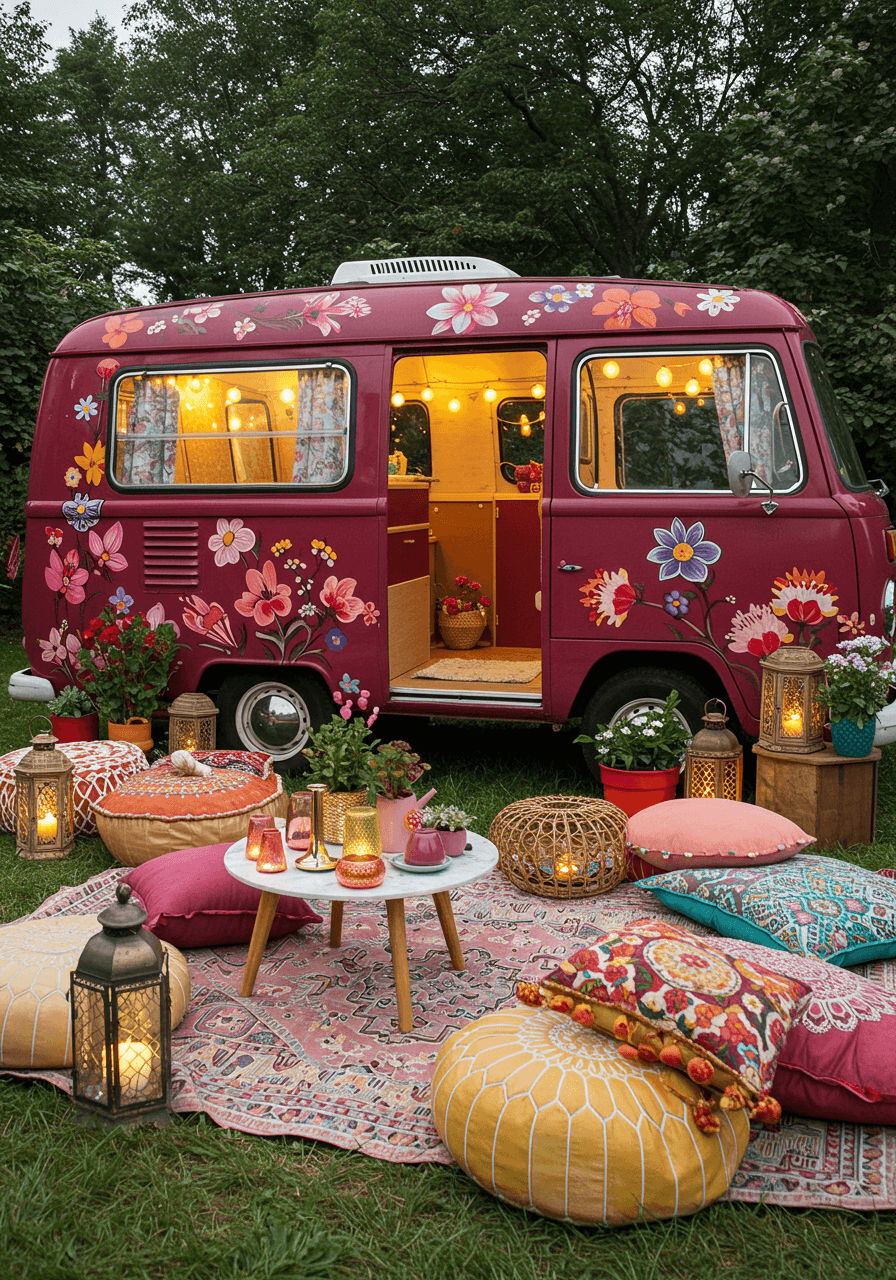 The Bohemian Style Road Home Touring My Hippie Camper (5)