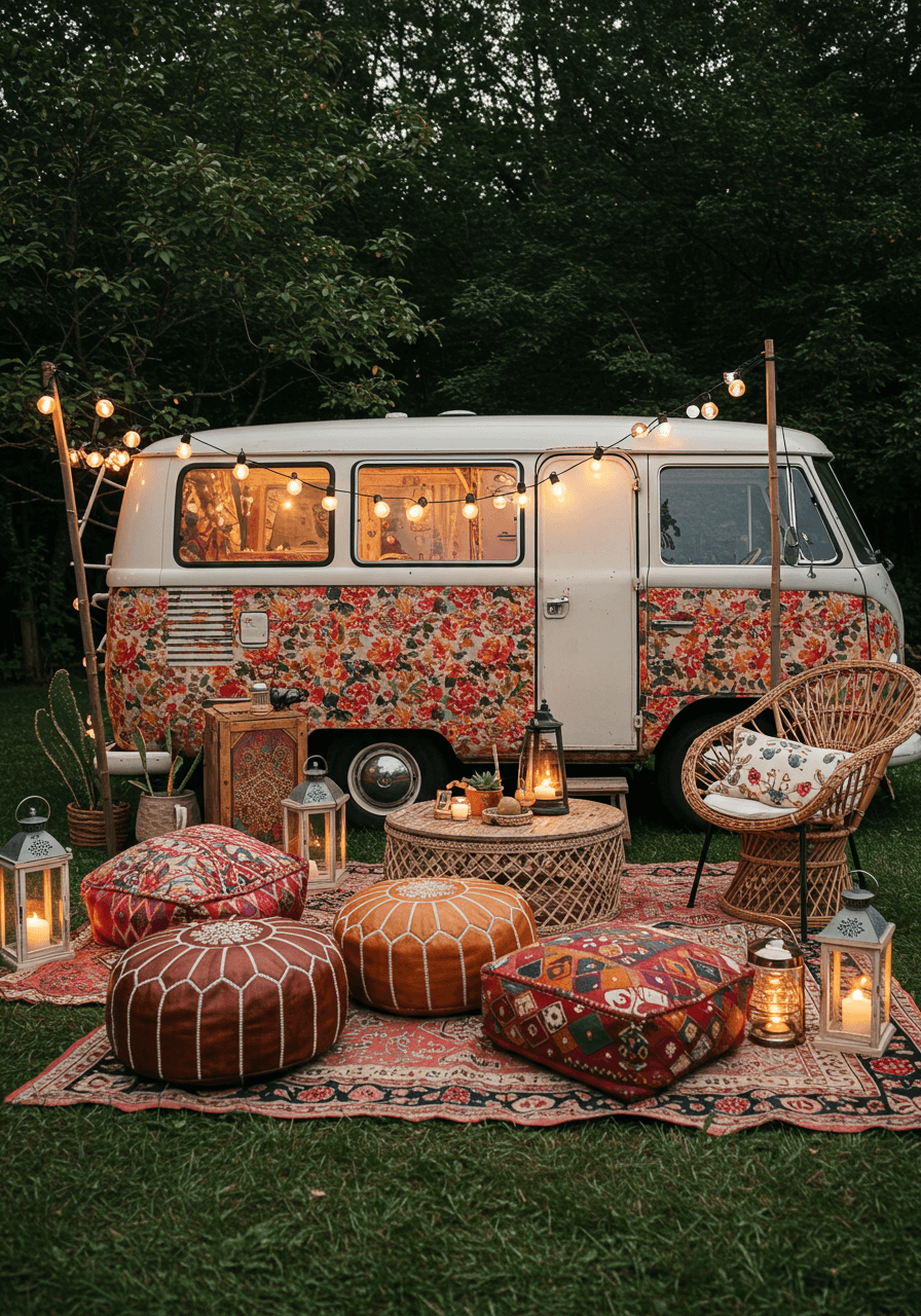 The Bohemian Style Road Home Touring My Hippie Camper (8)