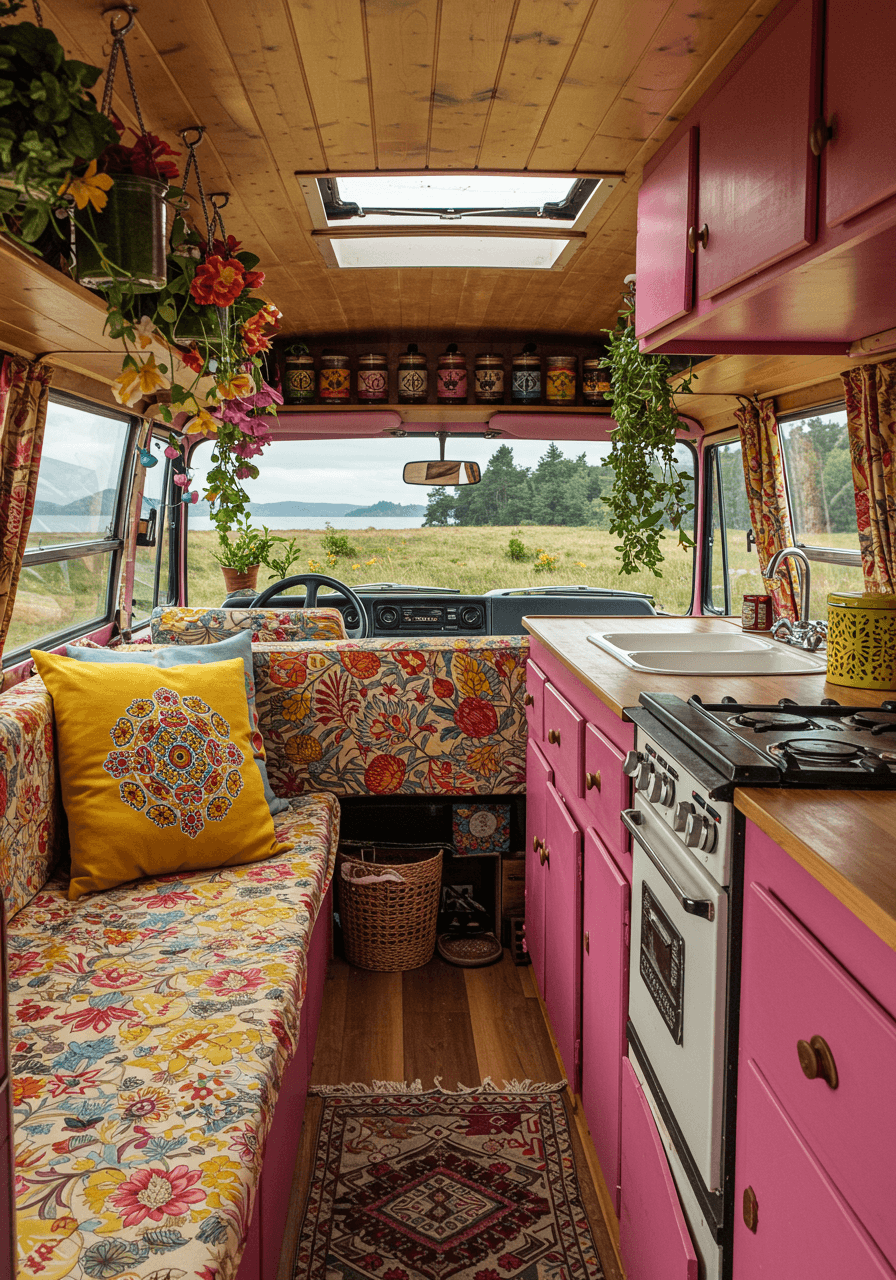 Wanderlust Vibes A Bohemian Style Van Interior Tour (3)