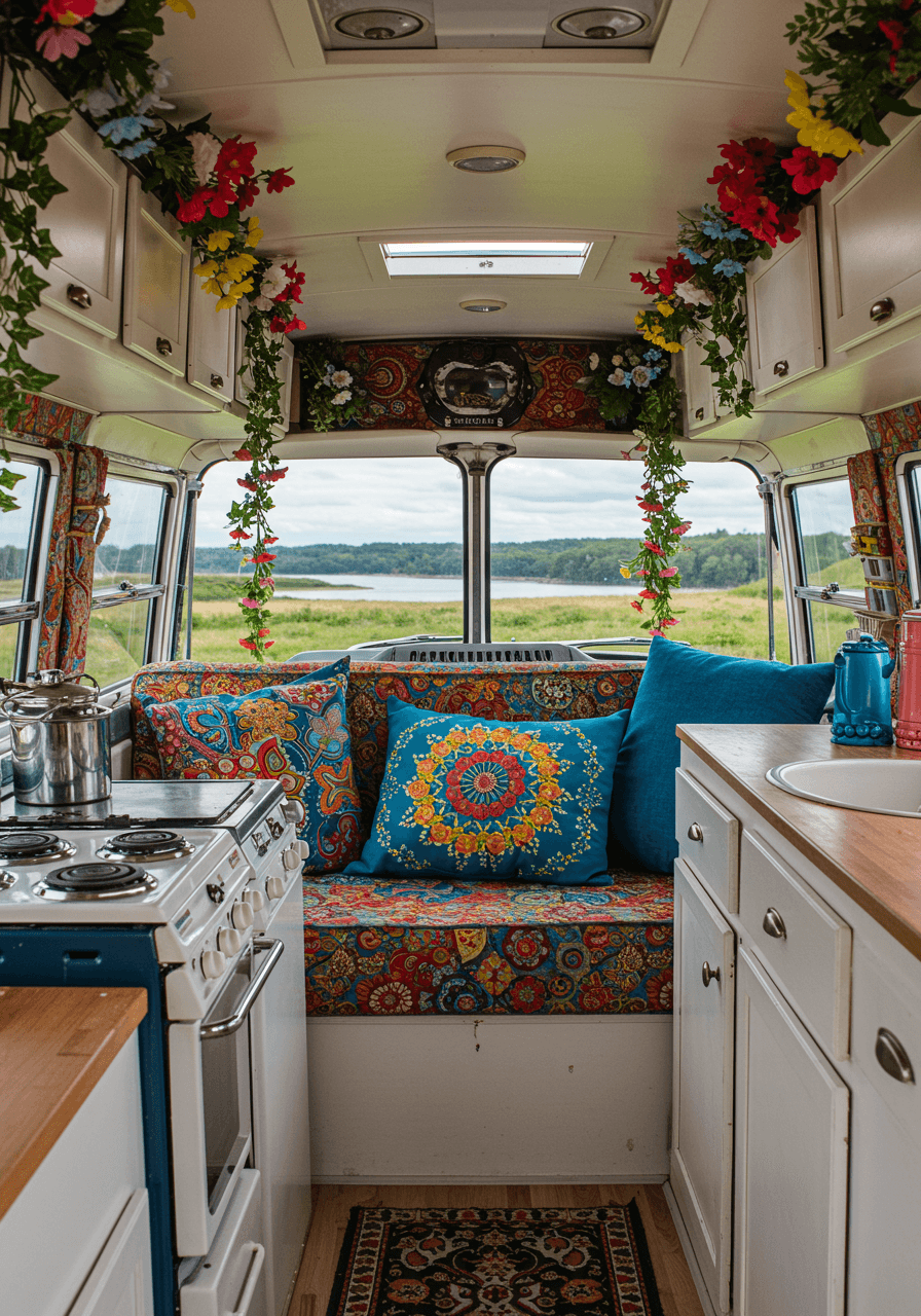 Wanderlust Vibes A Bohemian Style Van Interior Tour (4)