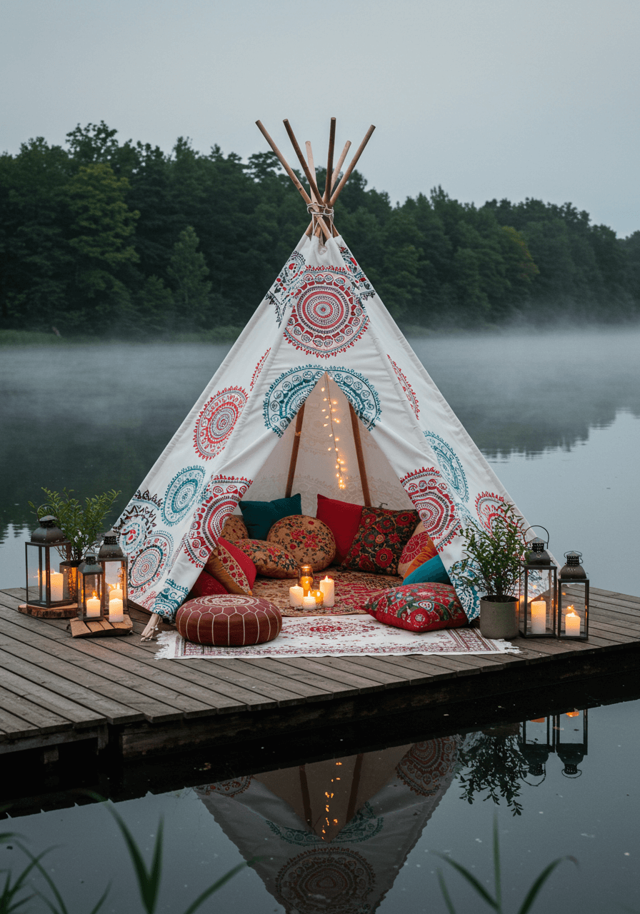 Vibrant Vibes & Boho Dreams The Magic of a Colorful Teepee (11)
