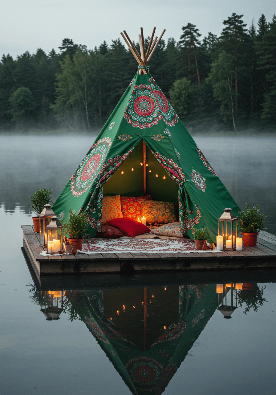 Vibrant Vibes & Boho Dreams The Magic of a Colorful Teepee (14)