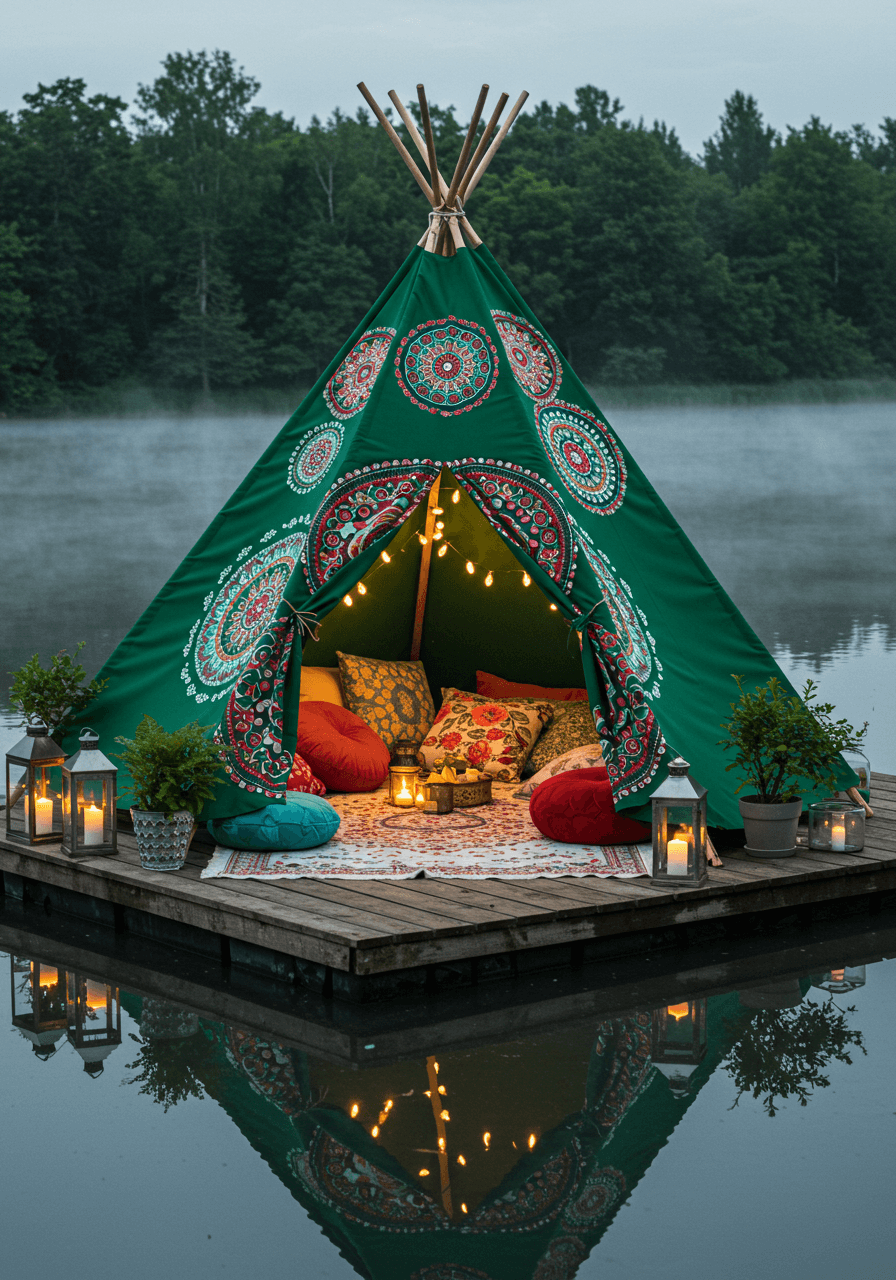 Vibrant Vibes & Boho Dreams The Magic of a Colorful Teepee (15)