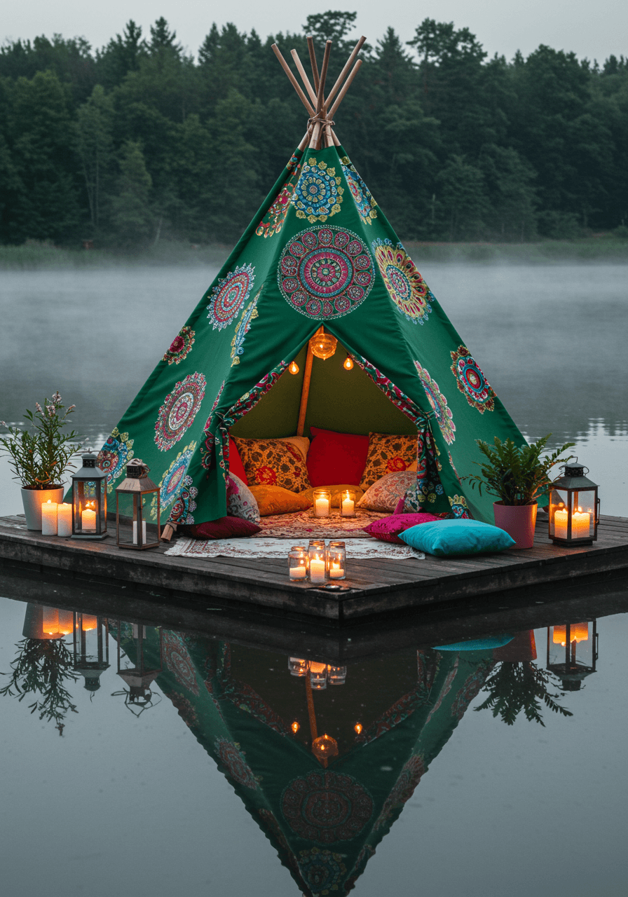 Vibrant Vibes & Boho Dreams The Magic of a Colorful Teepee (16)