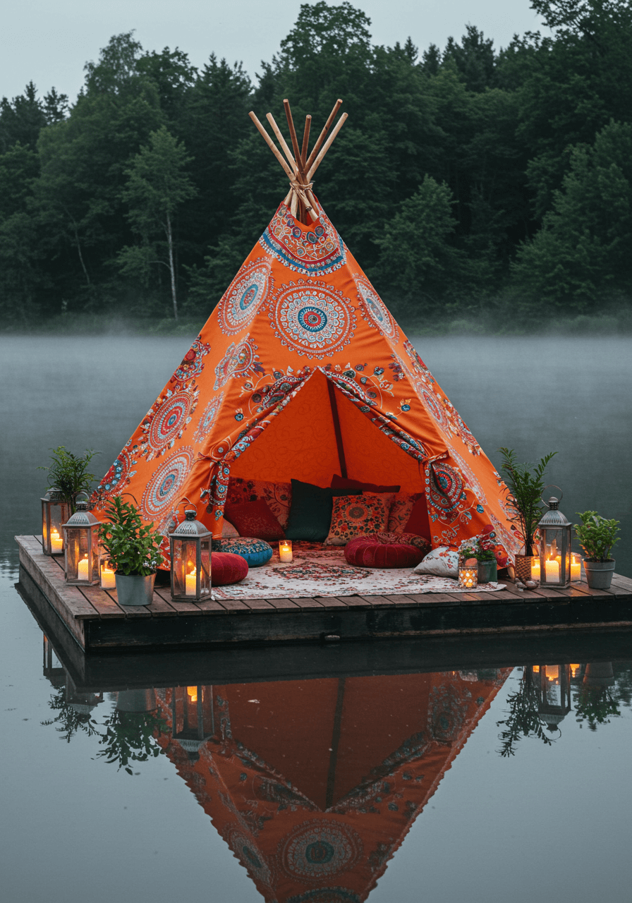 Vibrant Vibes & Boho Dreams The Magic of a Colorful Teepee (18)