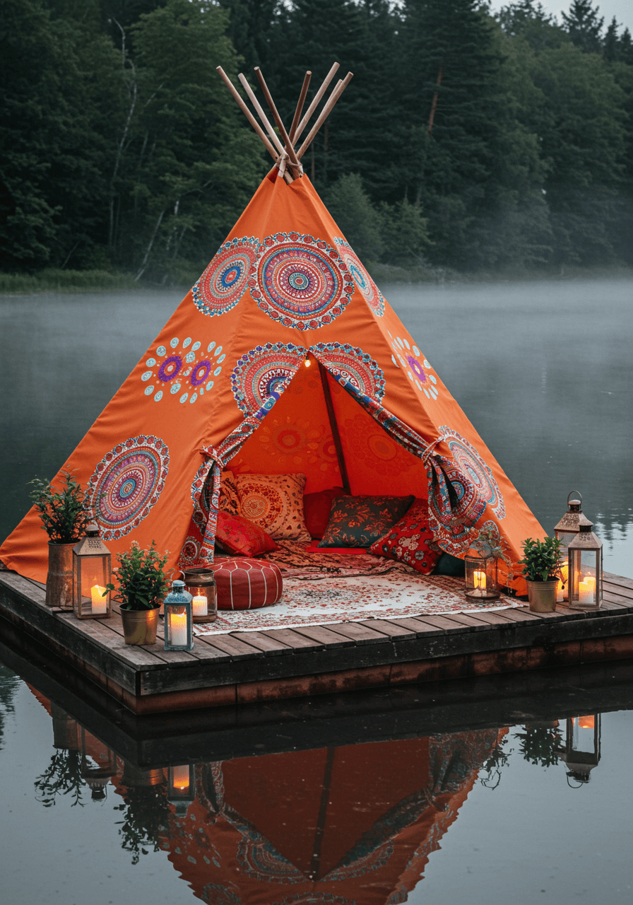 Vibrant Vibes & Boho Dreams The Magic of a Colorful Teepee (20)