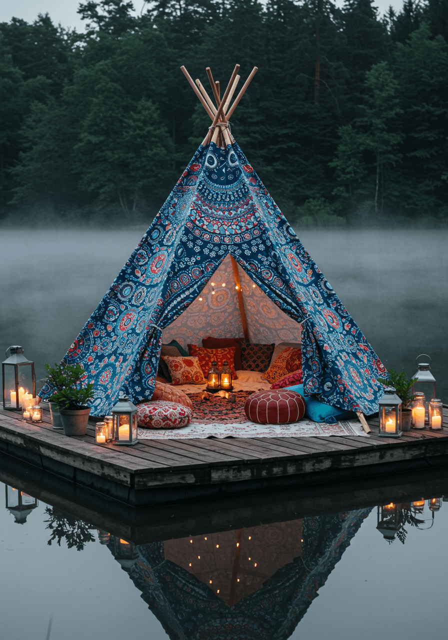 Vibrant Vibes & Boho Dreams The Magic of a Colorful Teepee (21)