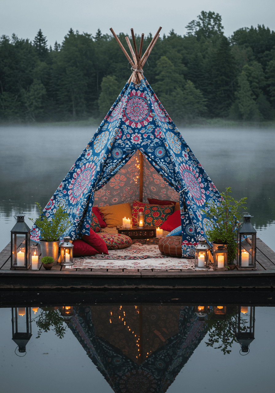 Vibrant Vibes & Boho Dreams The Magic of a Colorful Teepee (22)