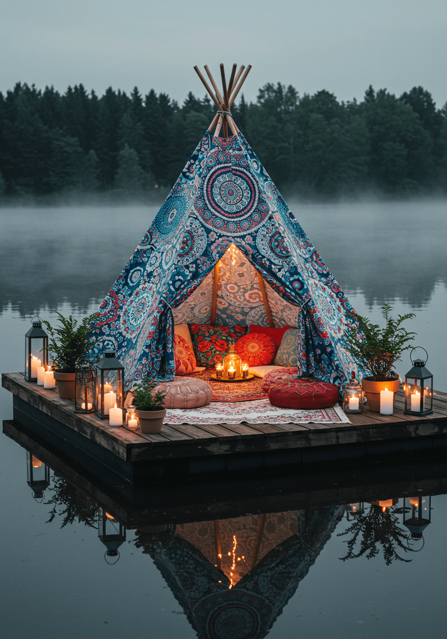 Vibrant Vibes & Boho Dreams The Magic of a Colorful Teepee (23)