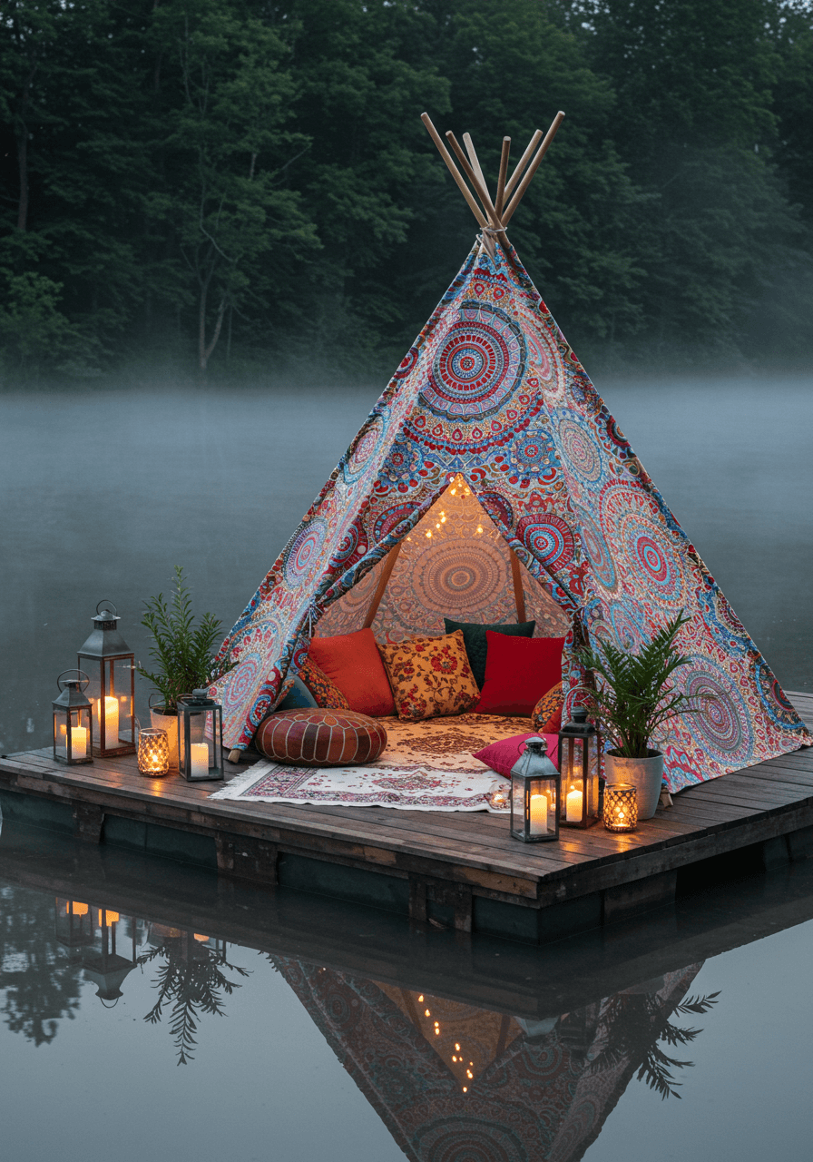 Vibrant Vibes & Boho Dreams The Magic of a Colorful Teepee (4)