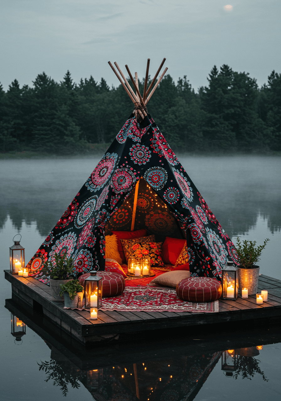 Vibrant Vibes & Boho Dreams The Magic of a Colorful Teepee (5)