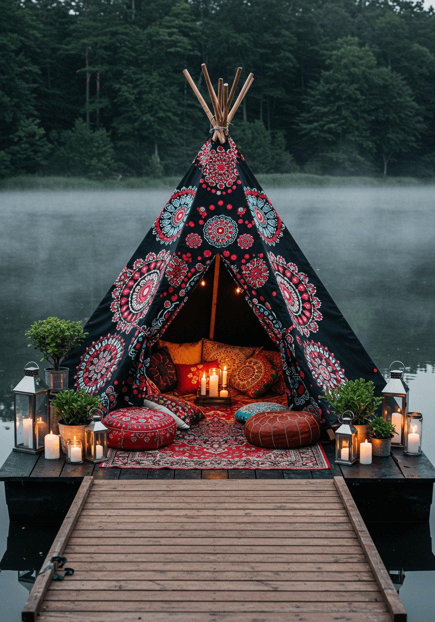 Vibrant Vibes & Boho Dreams The Magic of a Colorful Teepee (6)