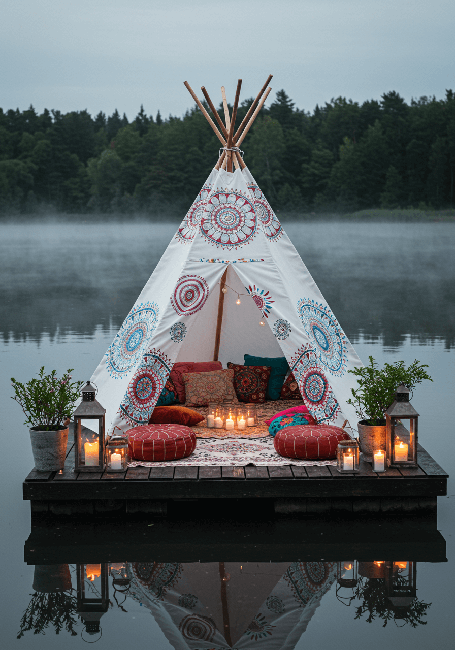 Vibrant Vibes & Boho Dreams The Magic of a Colorful Teepee (9)
