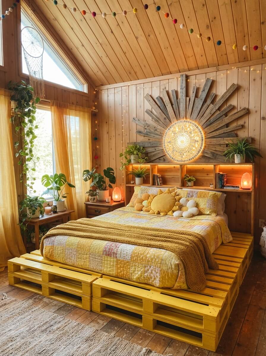 Colorful Boho Bedrooms For A Cozy Home (1)
