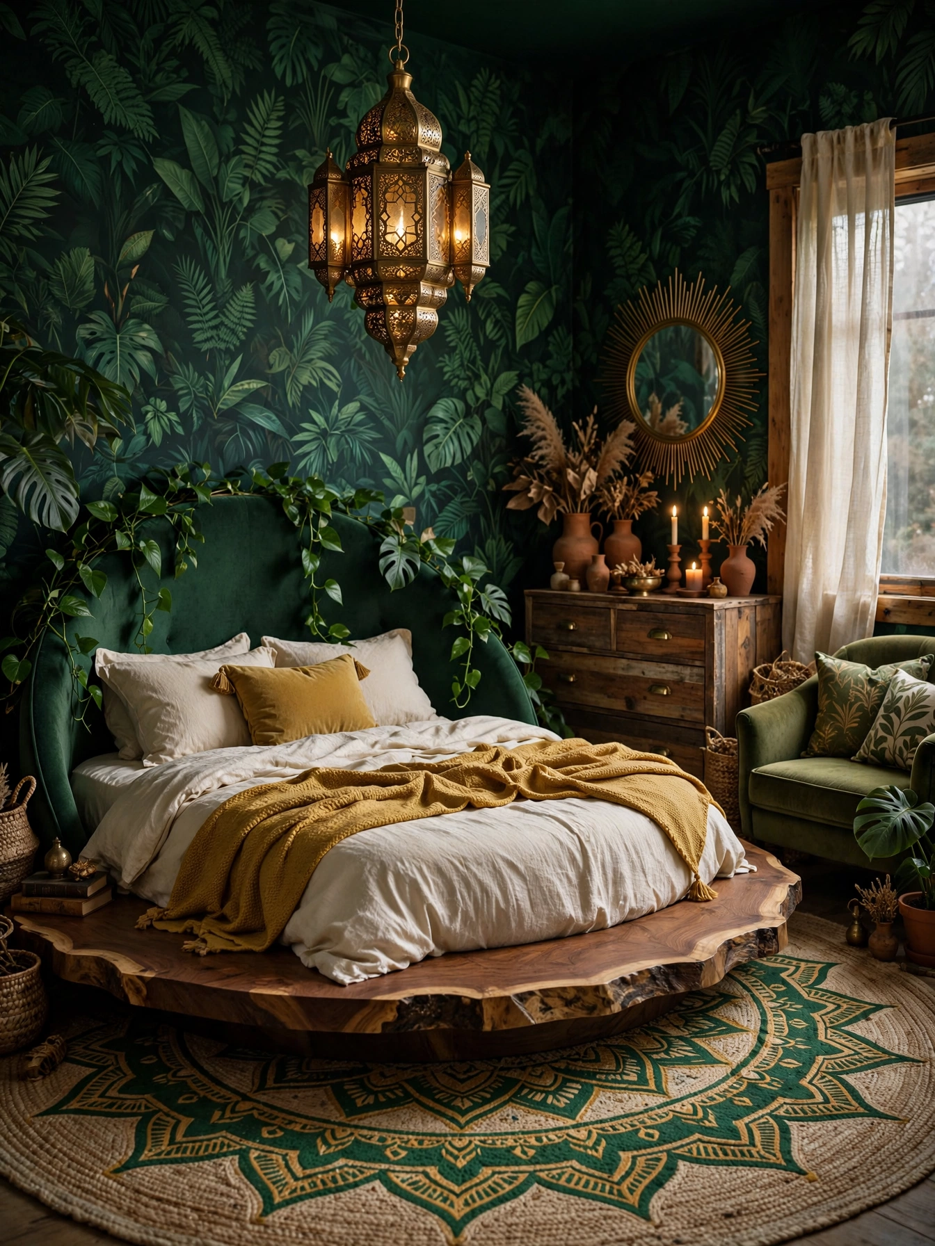 Colorful Boho Bedrooms For A Cozy Home (17)