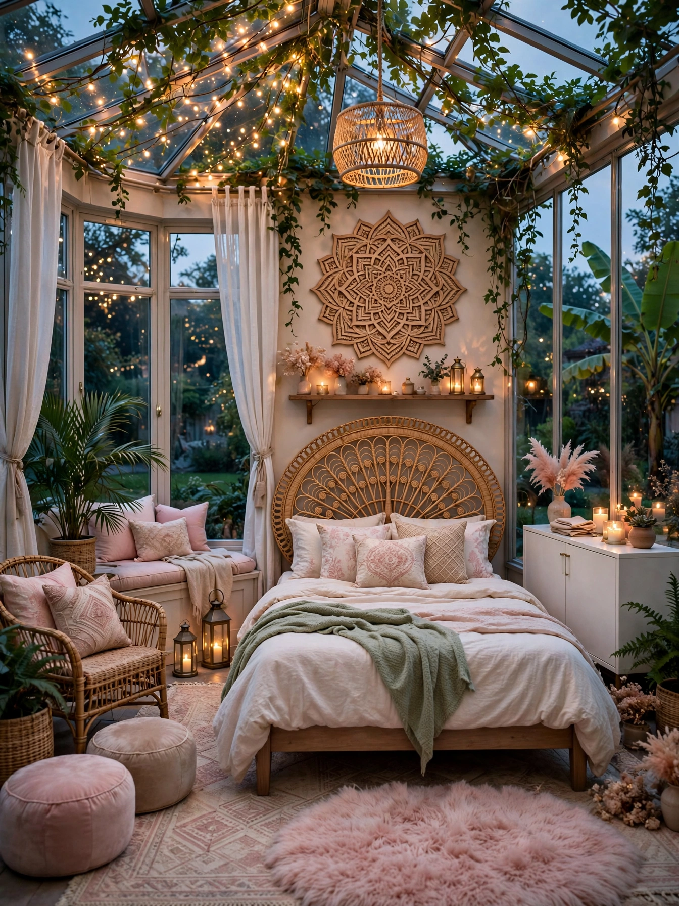 Colorful Boho Bedrooms For A Cozy Home (20)