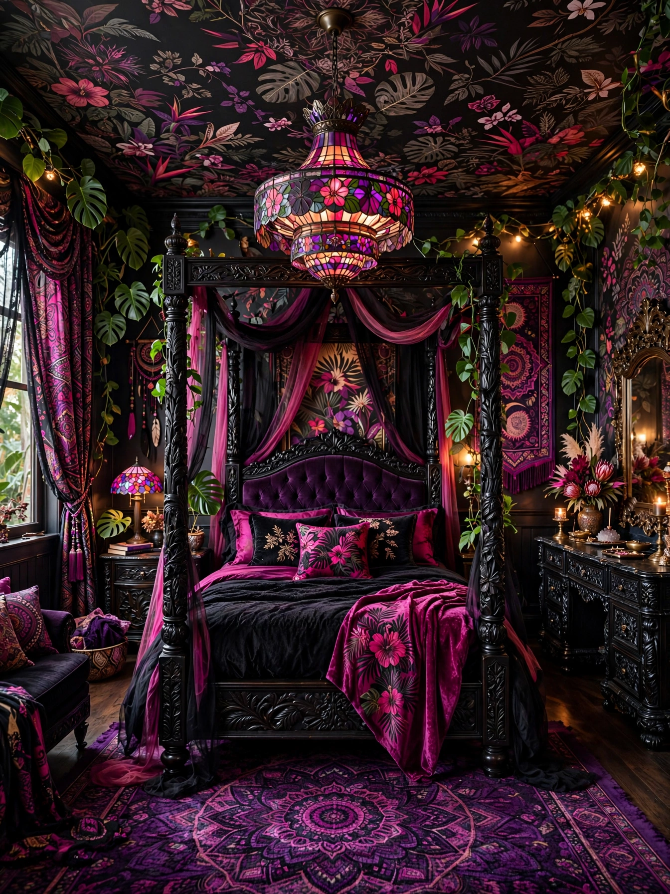 Colorful Boho Bedrooms For A Cozy Home (24)