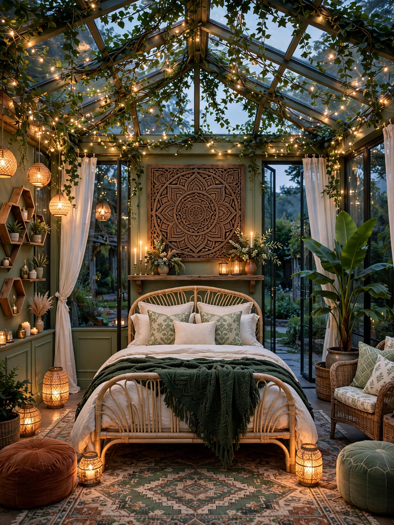 Colorful Boho Bedrooms For A Cozy Home (25)
