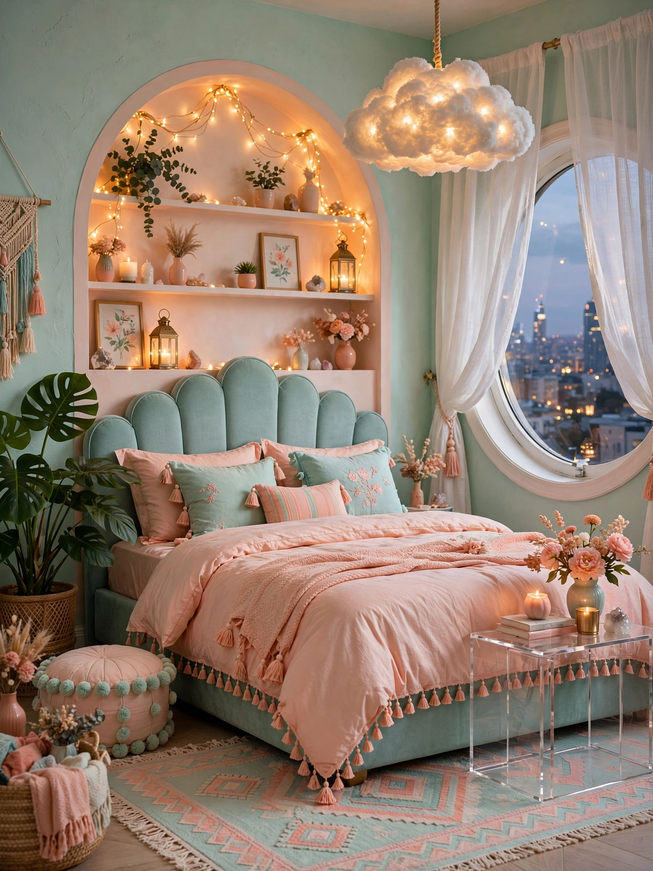 Colorful Boho Bedrooms For A Cozy Home (27)