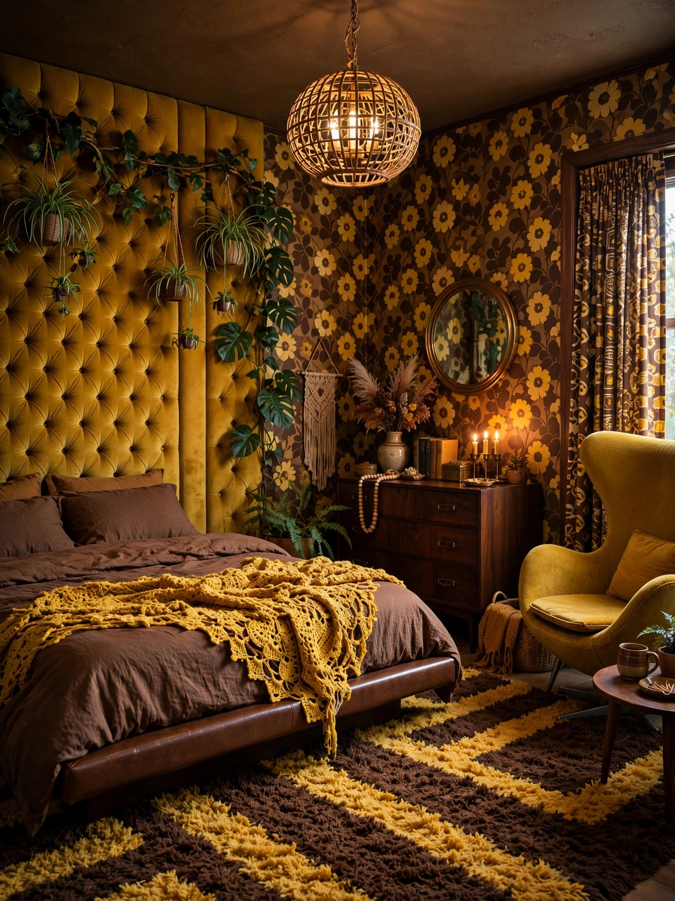 Colorful Boho Bedrooms For A Cozy Home (29)