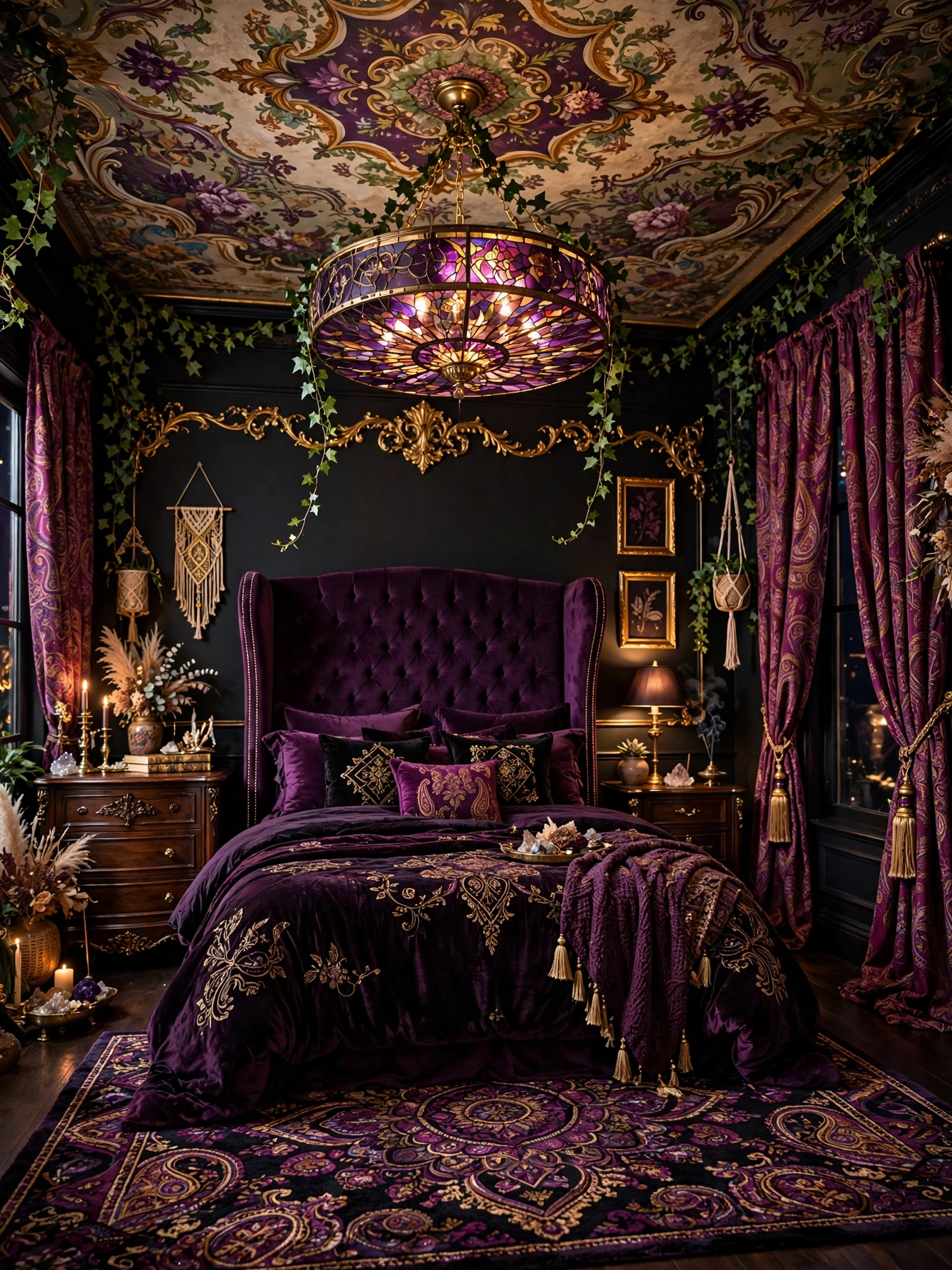 Colorful Boho Bedrooms For A Cozy Home (31)