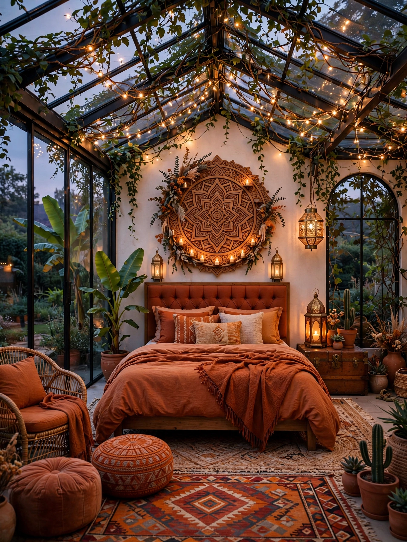 Colorful Boho Bedrooms For A Cozy Home (34)