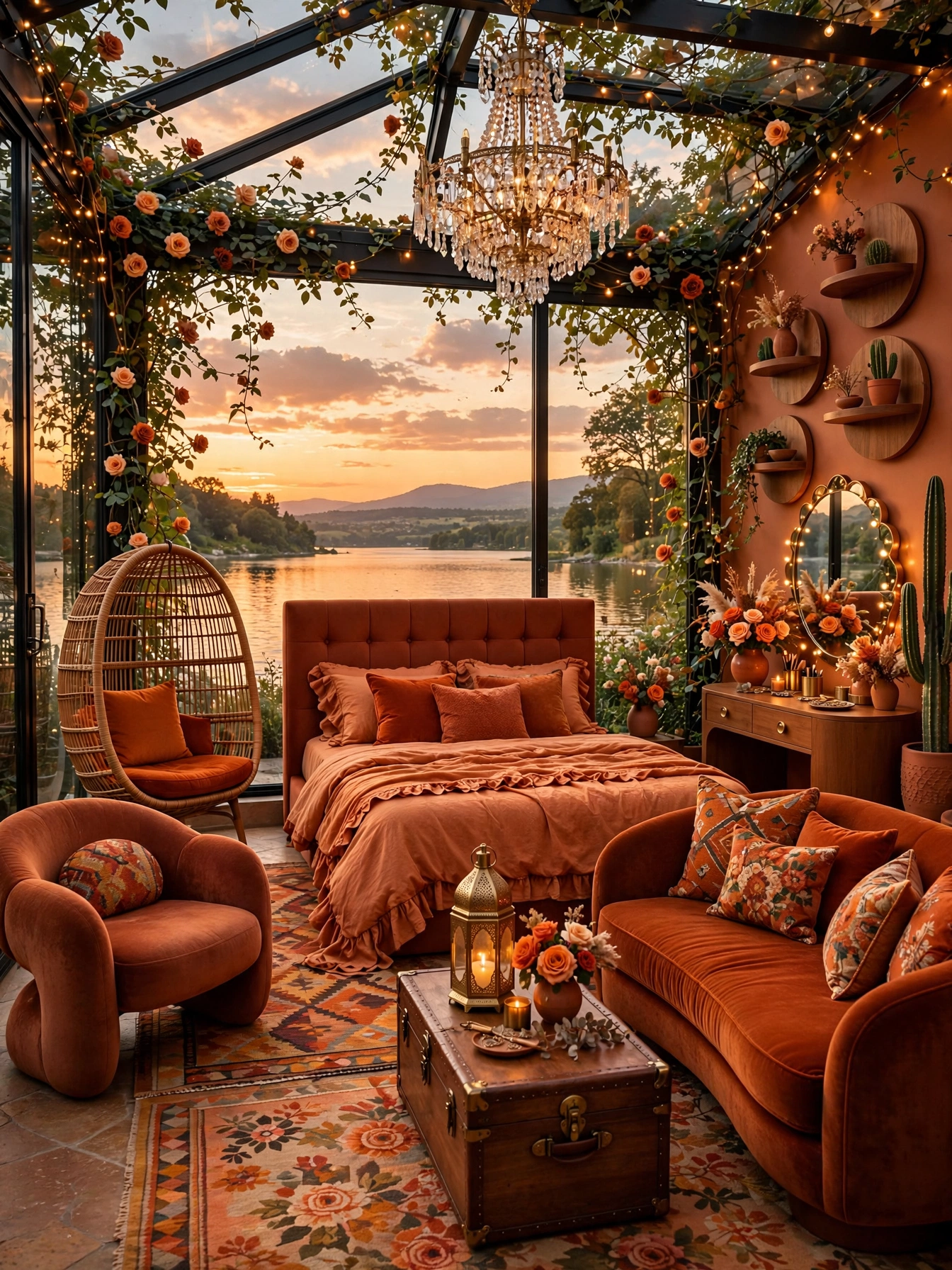 Colorful Boho Bedrooms For A Cozy Home (35)