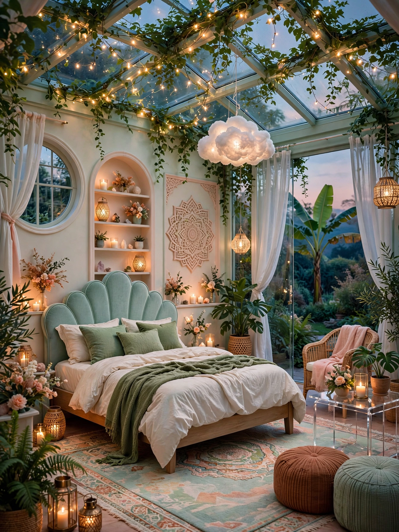 Colorful Boho Bedrooms For A Cozy Home (37)