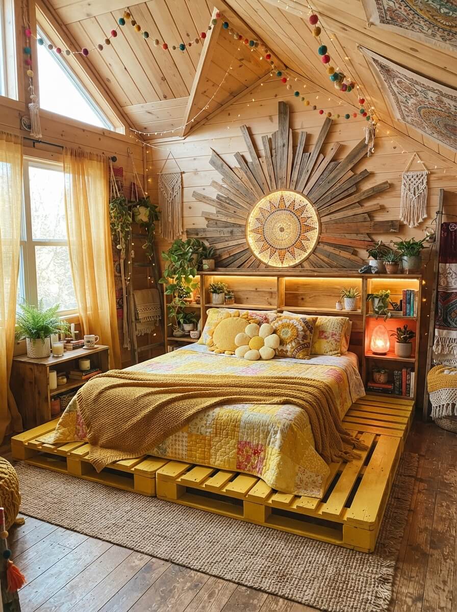 Colorful Boho Bedrooms For A Cozy Home (4)