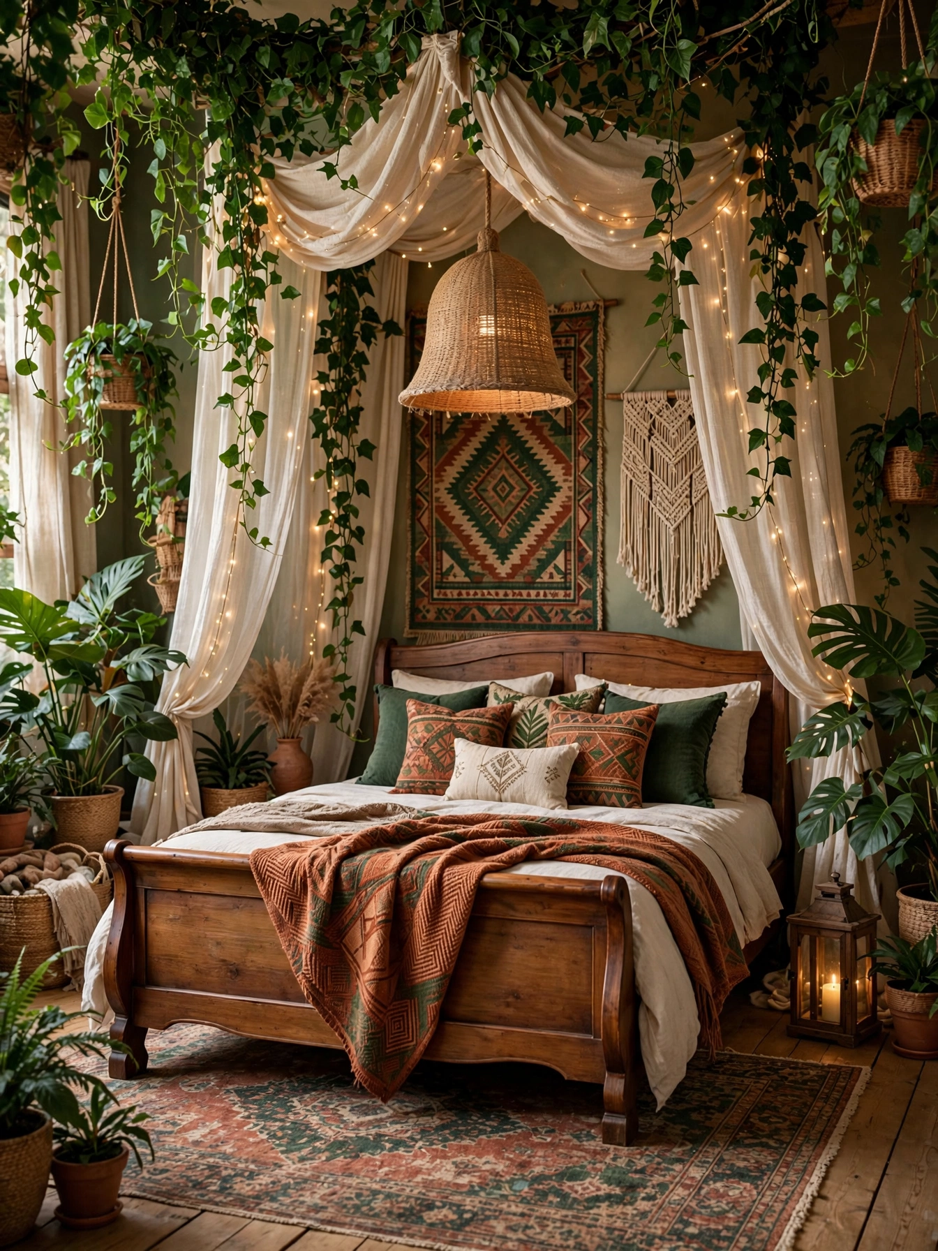 Colorful Boho Bedrooms For A Cozy Home (6)