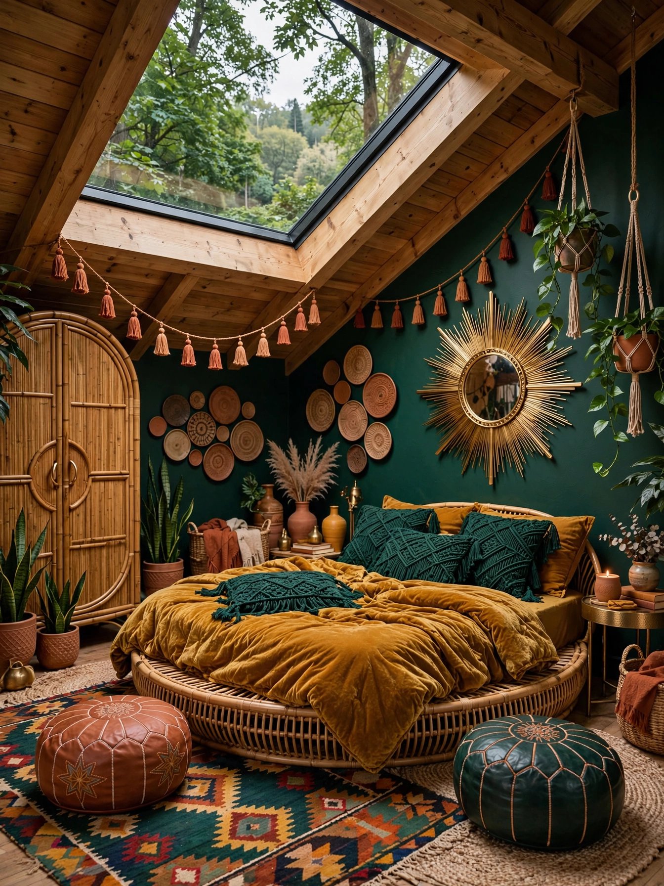 Colorful Boho Bedrooms For A Cozy Home (9)
