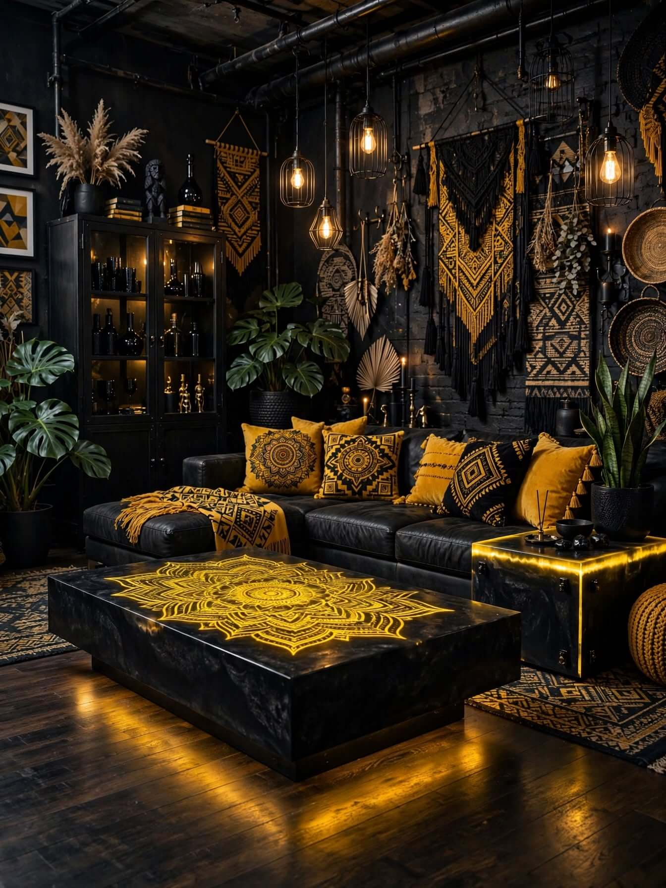 Bohemian Living Room Ideas for a Cozy, Colorful Home (24)